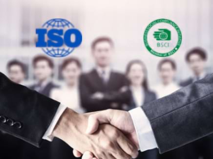 ISO and BSCI Manufacturer