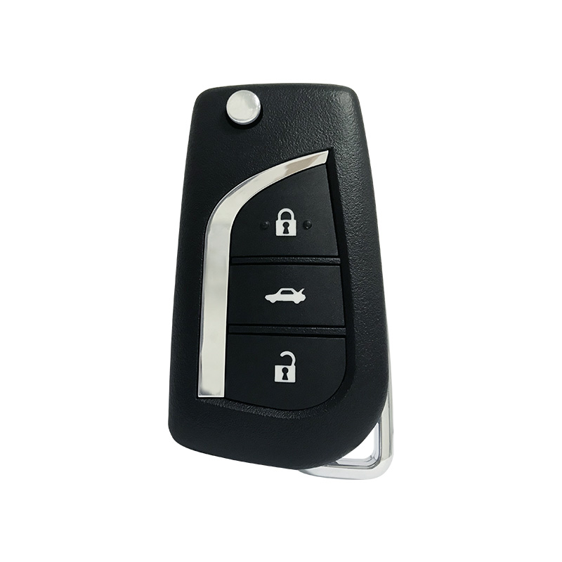 How can I prevent unauthorized duplication of my Toyota car key?
